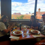 Goulding Lodge having dinner with an incredible view - Oljato, UT